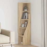 Mobile angolare Rovere Sonoma 32x32x140cm Legno multistrato 889877