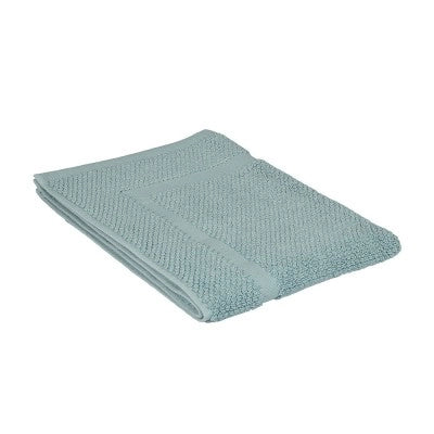 Tappeto scendi doccia 100% cotone verde acqua 45x64 cm