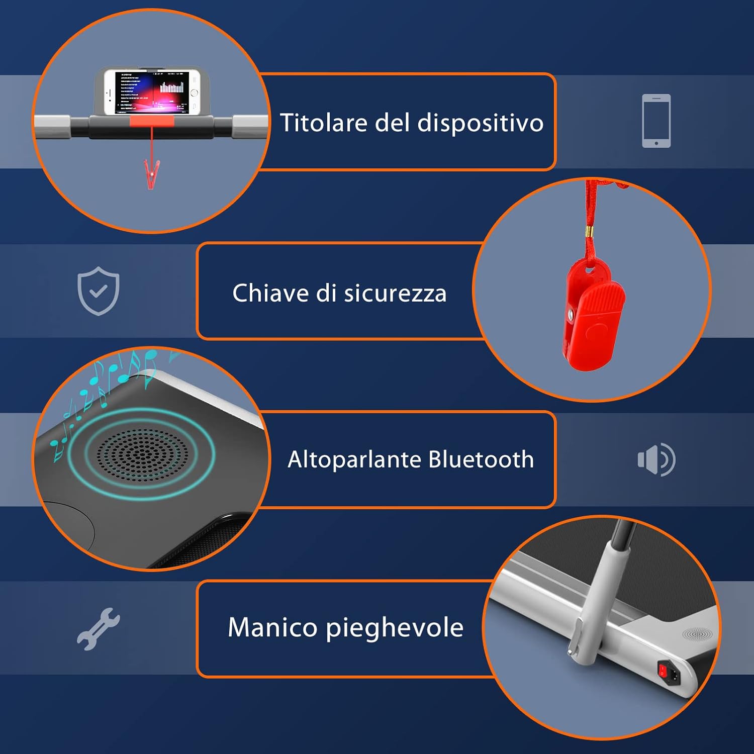 Tapis Roulant 2 in 1, Tapis Roulant Elettrico Pieghevole Salvaspazio da 0,75HP con APP e Telecomando, Supporto per Cellulare, Display a LED e Altoparlante (Argento)