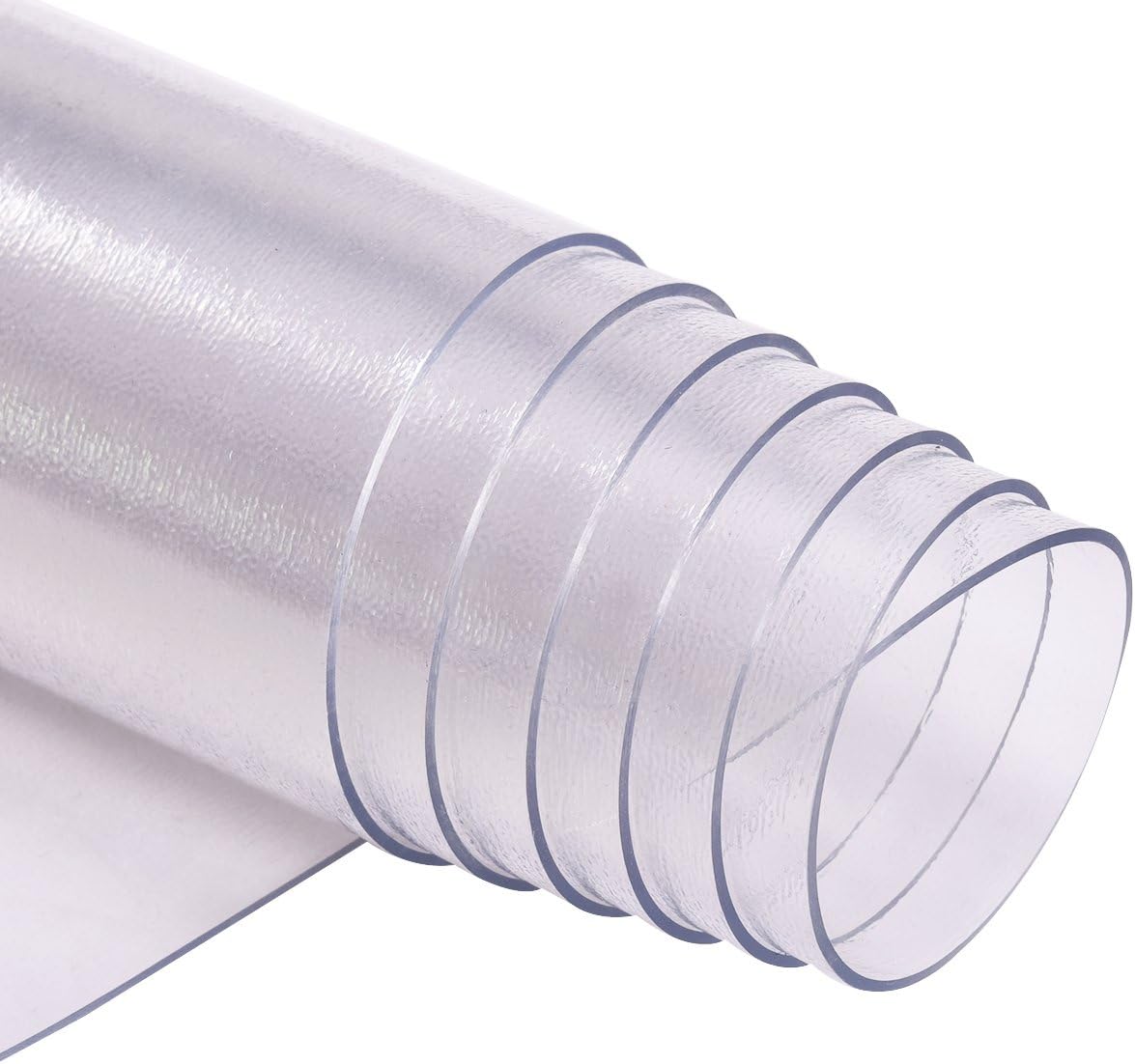 Tappetino Protezione Pavimento, Tappeto per Sedia da Ufficio in PVC Ecologico, Trasparente, 120 x 150 cm