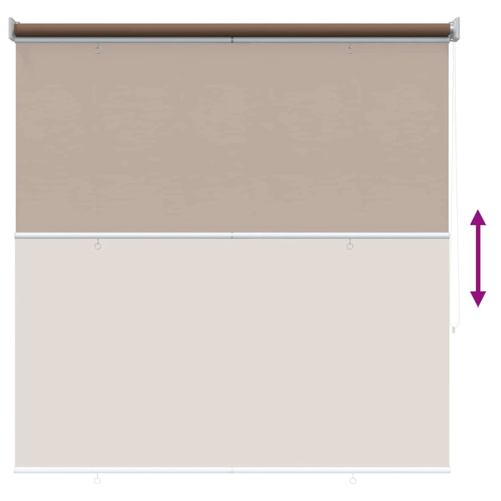Voletta a rullo con protezione UV Tortora 145 x 230 cm