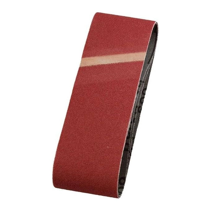 KWB 911006 Nastri Abrasivi per Levigatrice a Nastro Legno e Metallo 60x400 mm Grana 60 3 pezzi colore Marrone