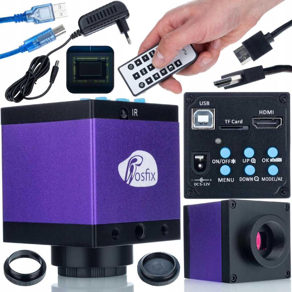 Set Microscopio Digitale Earth Pro MCEP-0.5X + Camera Tucana Pro KMTP-HDMI-USBI + Tappetino Silicone 380x260mm – Alta