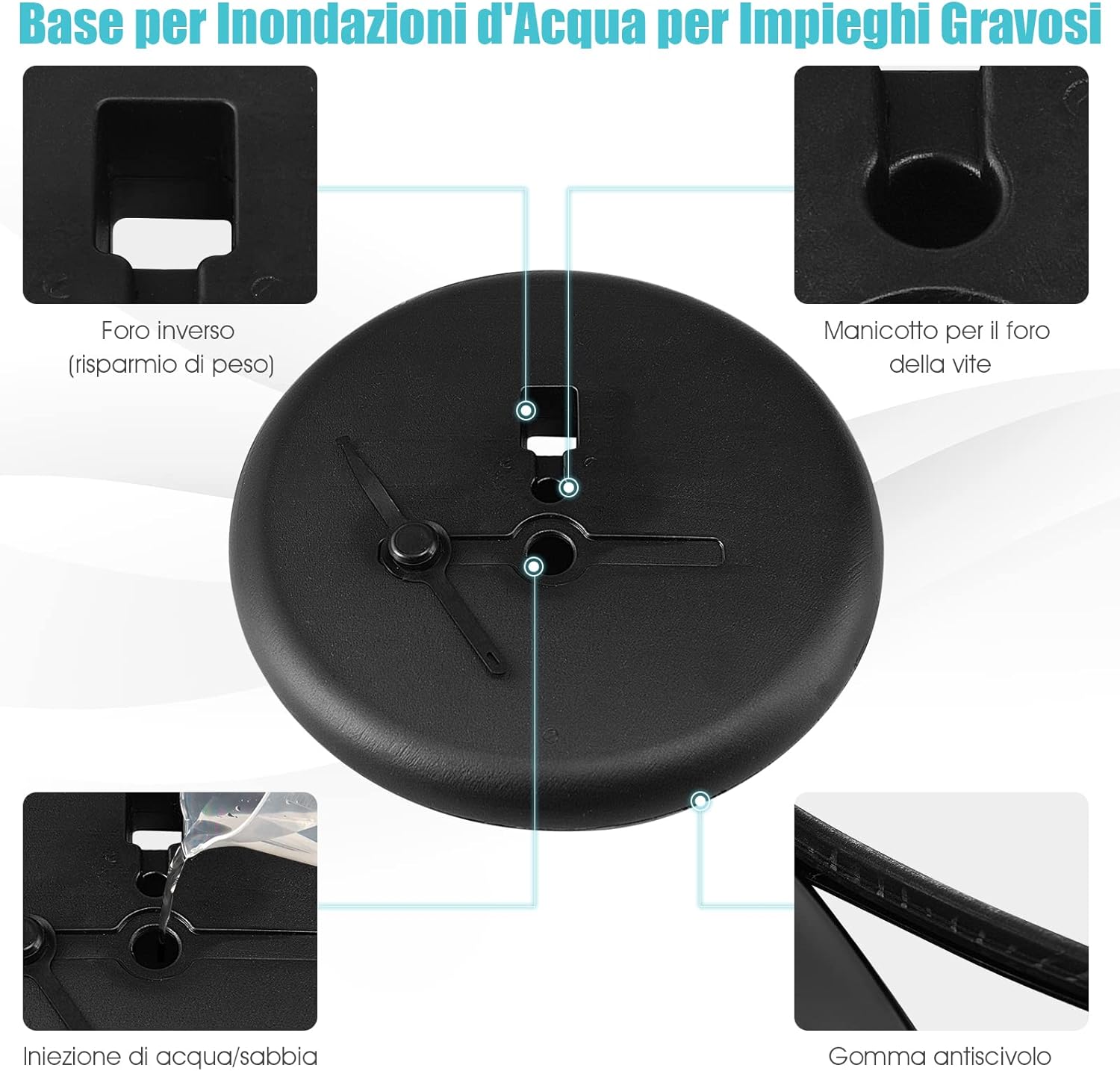 A4 / A3 Supporto Poster Espositore da Pavimento Supporto Menù Pubblicità in Metallo, Girevole e Regolabile in Altezza