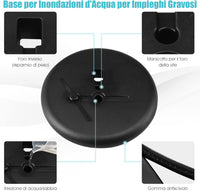 A4 / A3 Supporto Poster Espositore da Pavimento Supporto Menù Pubblicità in Metallo, Girevole e Regolabile in Altezza