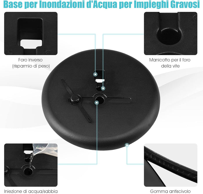 A4 / A3 Supporto Poster Espositore da Pavimento Supporto Menù Pubblicità in Metallo, Girevole e Regolabile in Altezza