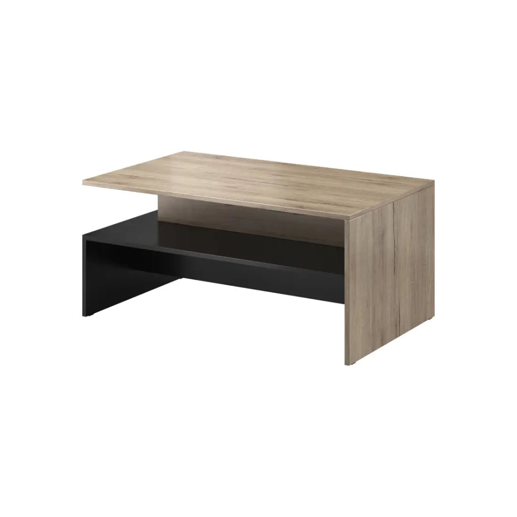 Set completo salotto RAMOS – Rovere – 7 mobili con LED multicolore integrato