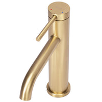 Rubinetto Da Lavabo Rea Clif Gold Brush