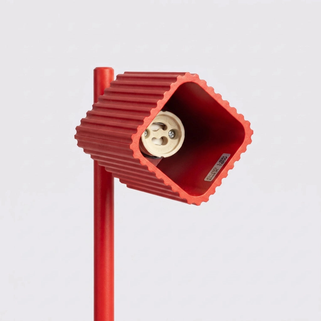 Lampada da tavolo RAYO rossa