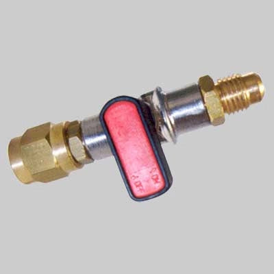 RUBINETTO PER BOMBOLE DA 1 KG  1/4 R22R422R407     MADE IN ITALY