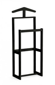 Indossatore Legno Nero Moderno da Interno H106 cm - ORIZZONTE