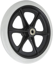 Viti anteriore 8" con ruota di sterzatura in gomma - Ruota antislittamento - Carico massimo 120 kg - Diametro interno interno 0,3 pollici - Leggero - Duraturo - Sospensione ruota