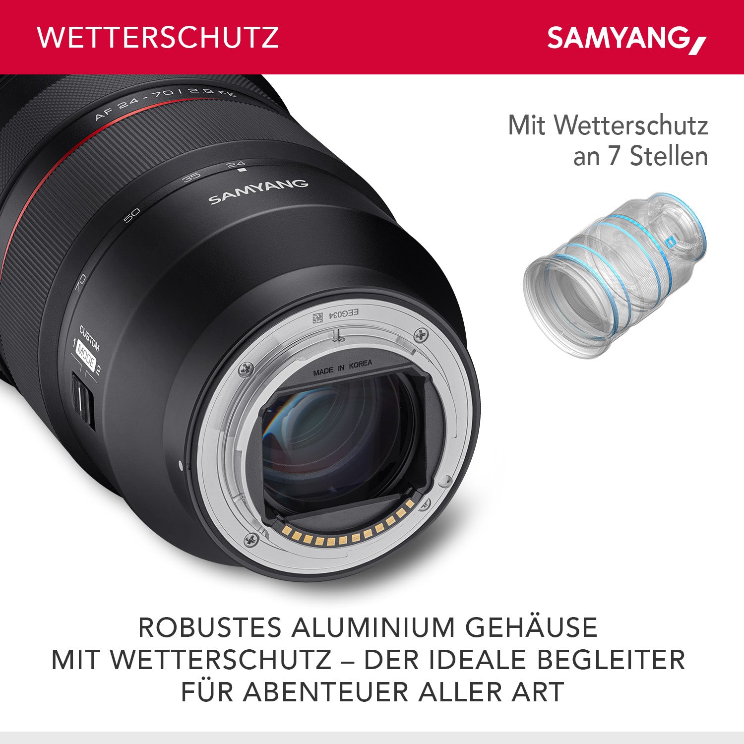 Set Obiettivo zoom fotografico AF 24-70mm e Lens Station, per Sony E mount – Autofocus, full frame e APS-C, intensità luminosa F2.8, per fotocamere Alpha A9 A7 A7C A7C II A7C R A6000
