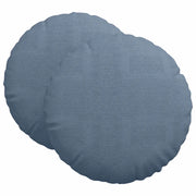 Cuscini per Seduta 2 pz | Cuscini per sedie Blu ?60 x 21 cm Tessuto in Cords