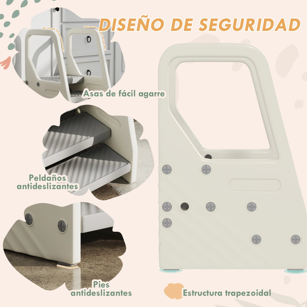 Scala di apprendimento per bambini regolabile ¨C Minimal ¨C Grigio