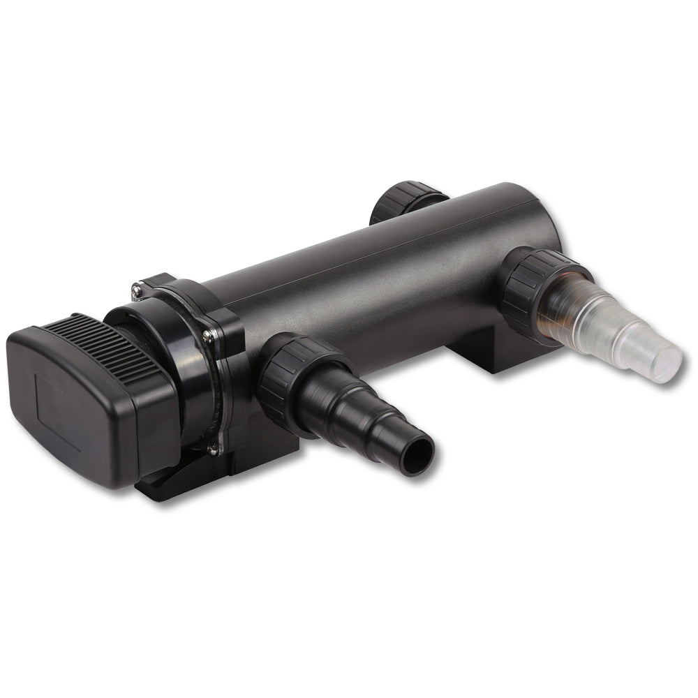 Set Filtro a 1 camera per 60000l con Chiarificatore UVC 18W, NEO7000 50W, Tubo, Fontana