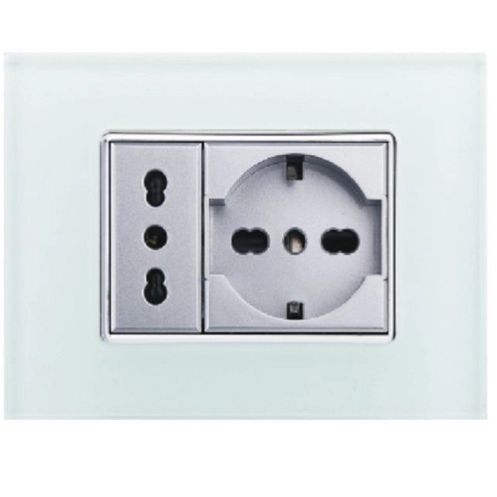 Trade Shop - Placca Cristal 3m 4m 6m Verde Biancastro Effetto Vetro Compatibile Con Axolute -  -3 Fori     -