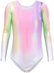 Abbigliamento da ginnastica per bambine - Kit di gonne lunghe - Abbigliamento da ginnastica senza gonne - Costume da balletto - Kit di ginnastica per bambine - Rosa - Materiale leggero e traspirante - Costume da balletto