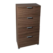 MOBILETTO A CASSETTIERA CON 4 CASSETTI TINTA NOCE 45 X 38 X H85 CM
