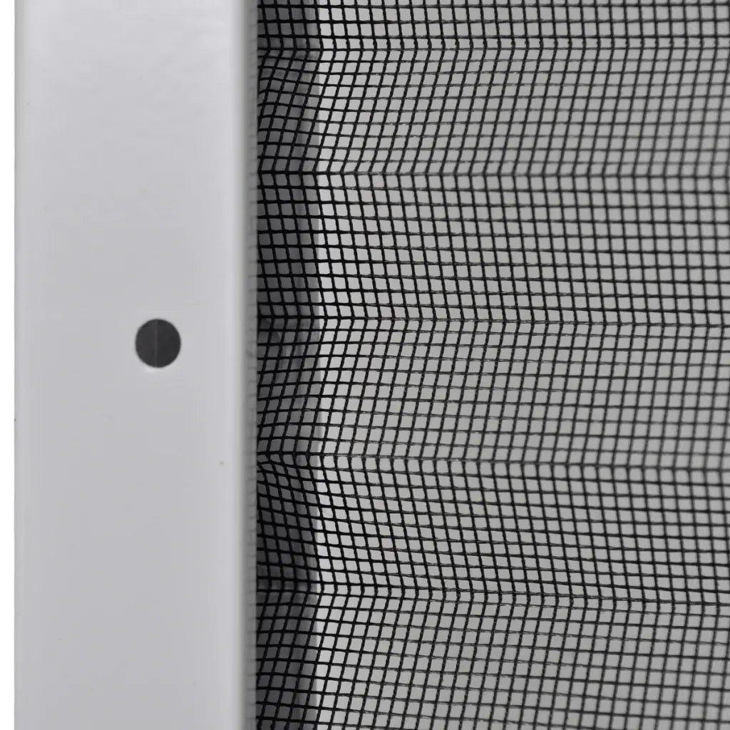 Finestra per Insetti Finestra Plisse 160 x 80 cm in Alluminio con Ombra