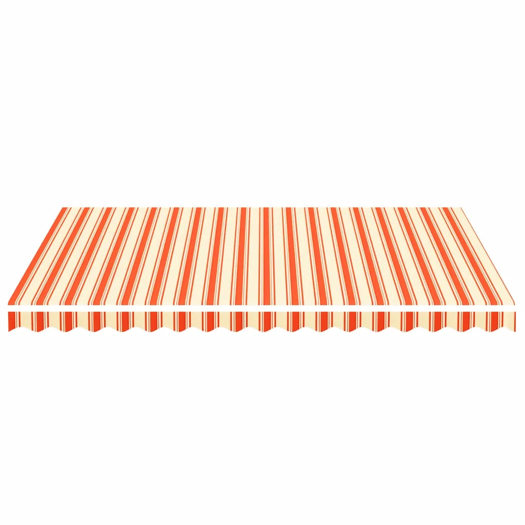 Tessuto di Ricambio per Tenda da Sole-Ricambio telo per tenda da sole Giallo e Arancio 4x3 m