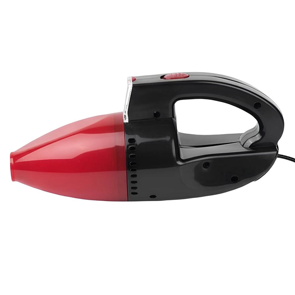 Aspirapolvere a filo 90W per auto con luce LED e accessori compatti Nero / Rosso Avizar