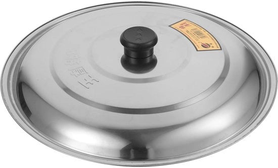 Deksel Universale 33 cm - Pannendeksel in Acciaio Inossidabile - Copertura Cottura - Accessorio Cucina - Pratico e Affidabile