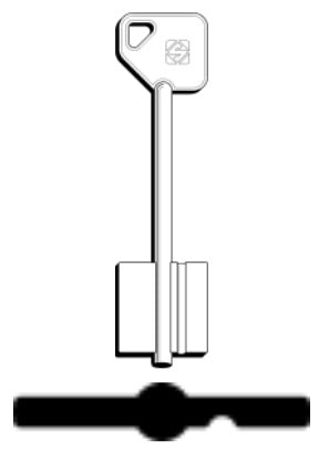 SILCA CHIAVE DOPPIA MAPPA 5PT20 confezione da PEZZI 5