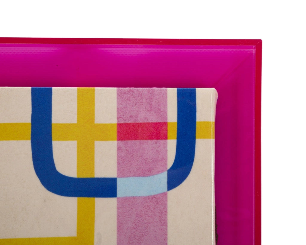 Stampa su Tela Laccatto Modis con Cornice 60x3,3x80 cm in Pino e Tela e Plastica