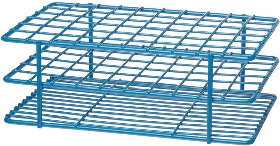 Rack per tubi di prova 10-13mm 60 posizioni 6 Å¾ x 41/2 x 21/2 in.