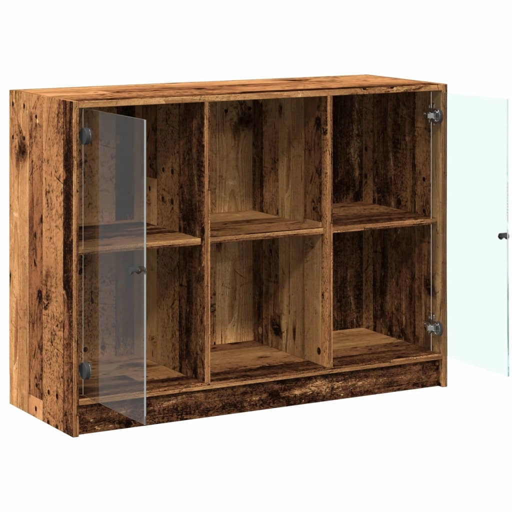 Buffet credenza cassettiera armadio mobile contenitore organizer cucina soggiorno salotto legno vecchio 102 x 37 x 75,5 cm legno ingegnerizzato marrone 02_0036598