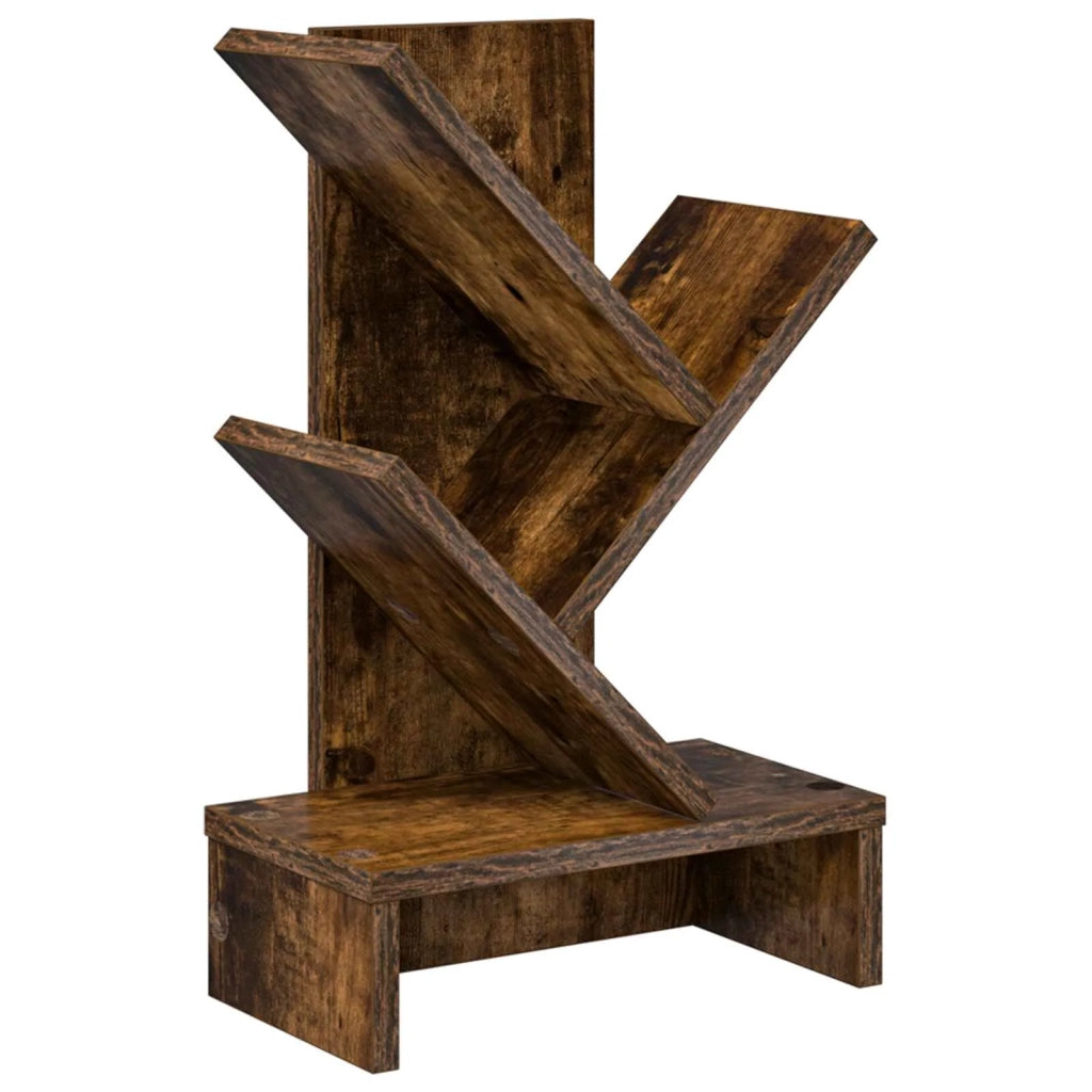 Scaffale per Libri a Forma di Albero 3 Strati 30 x 18 x 48 cm 8012360