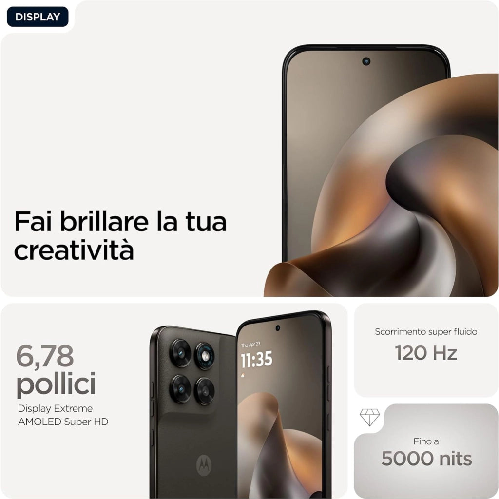 Motorola Moto G77 8+256GB 6.78" 5G Pantone Black Olive ITA