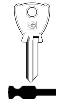 SILCA CHIAVE PORTA BE3 confezione da PEZZI 5