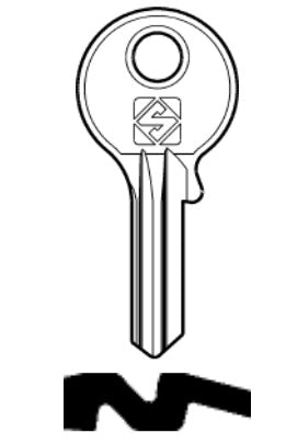 SILCA CHIAVE LUCCHETTI CB70 confezione da PEZZI 5