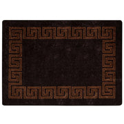 Runner in Moquette | Runner Tappeto MARSA Nero 100 x 150 cm Poliestere e PVC