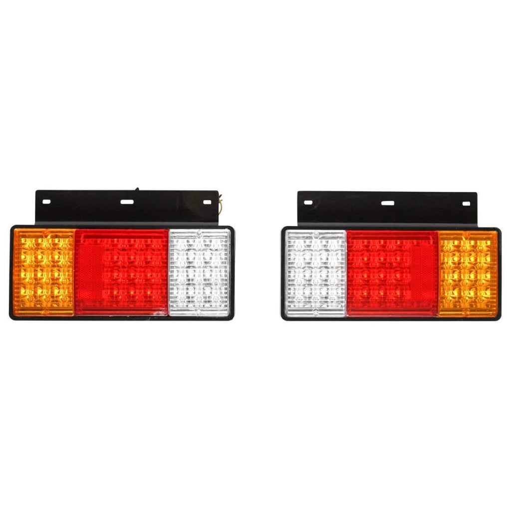 Set di lampade posteriori per camion con LED, 320x193 mm, 24V, Breckner Germany.