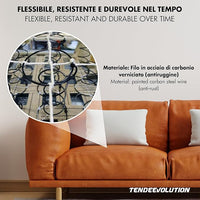 Molla Biconica a Spirale per Divani - 4 Giri, Altezza 13cm - Ideale per Restauri in Tappezzeria