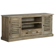 Mobile PortaTV  in Legno Massello di Mindi 145x35x60 cm cod mxl 55556