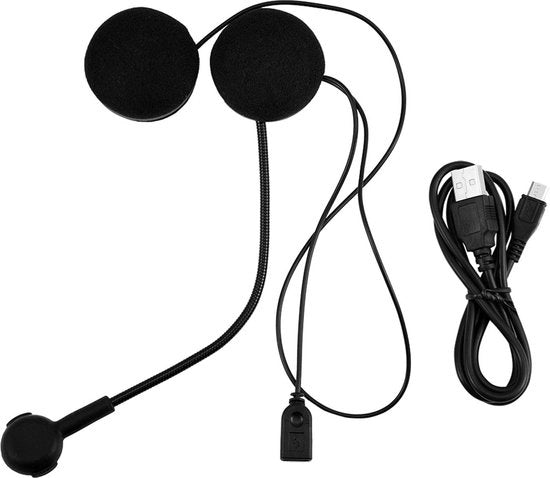 Walkie Talkie Bluetooth con Microfono HD - Casco Stereo HiFi con Funzione Handsfree - Batteria Integrata .