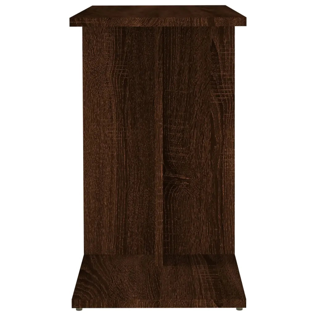 Tavolino da Salotto Rovere Marrone 50x30x50cm Legno Multistrato cod mxl 11783
