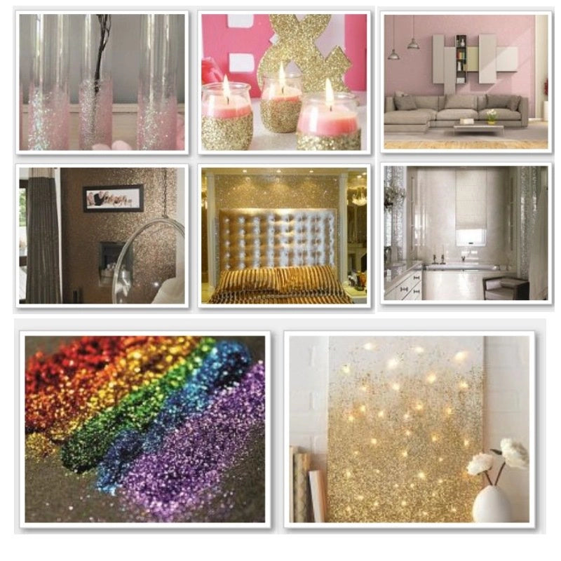 GLITTER COLORE VERDE ACIDO CONFEZIONE DA 100 GRAMMI