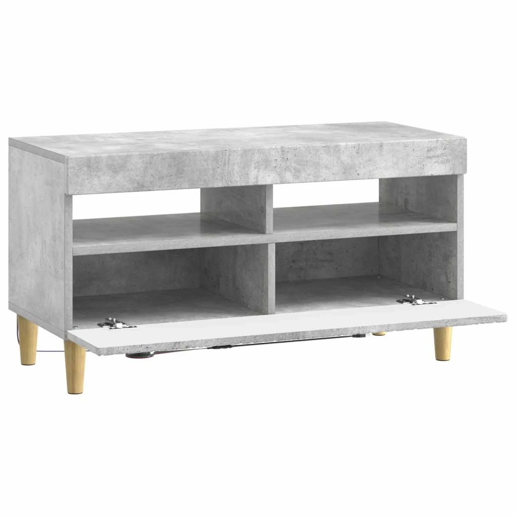 Mobile TV LED Grigio Cemento Legno ingegnerizzato 897218