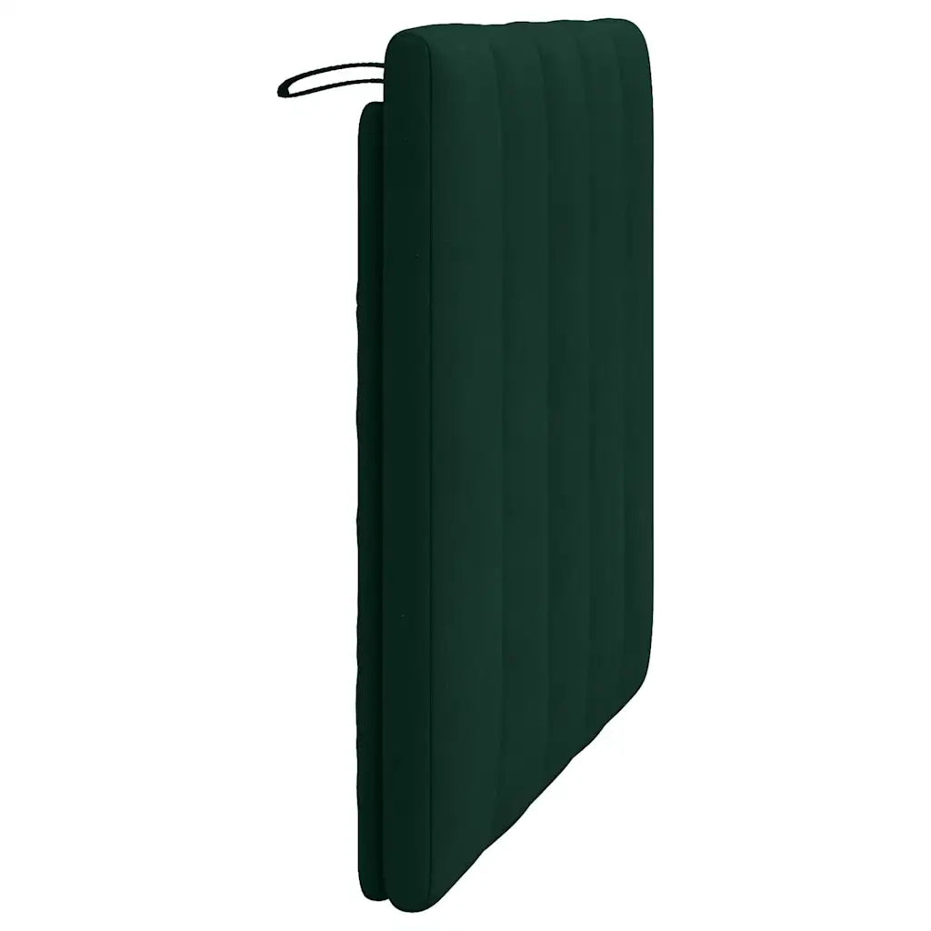 Cuscino Testiera Hanko Verde Scuro 80 cm in Velluto CFW8860248