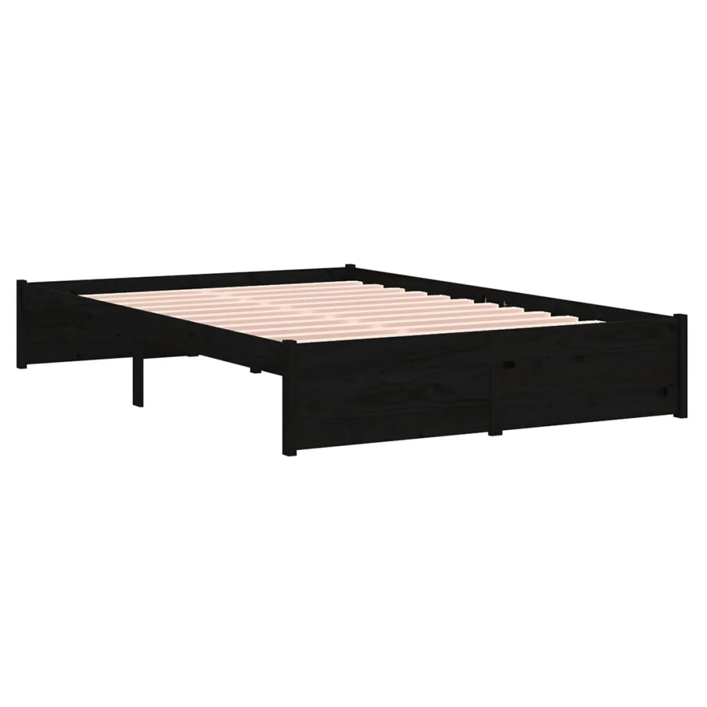 Letto matrimoniale | Letto per adulti | Giroletto in Legno Massello 120x190 cm Small Double