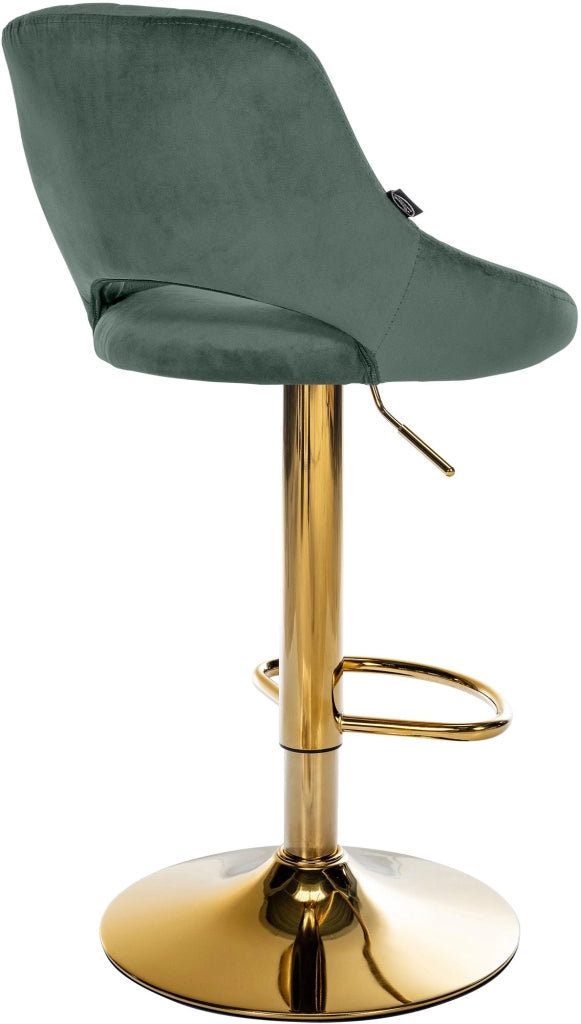 Sgabello da bar Milet velluto oro 5