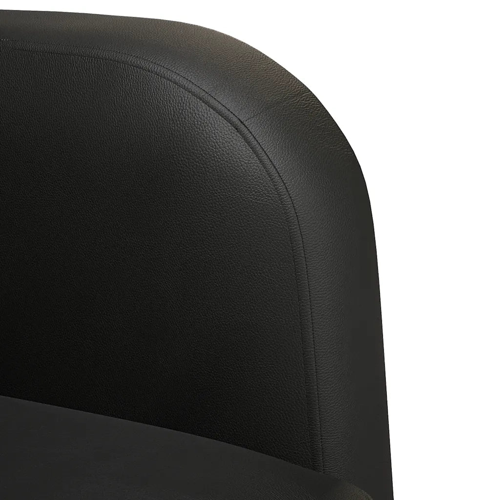 Divano | Divano da soggiorno | Sofa Divanetto Nero 110 cm in Similpelle