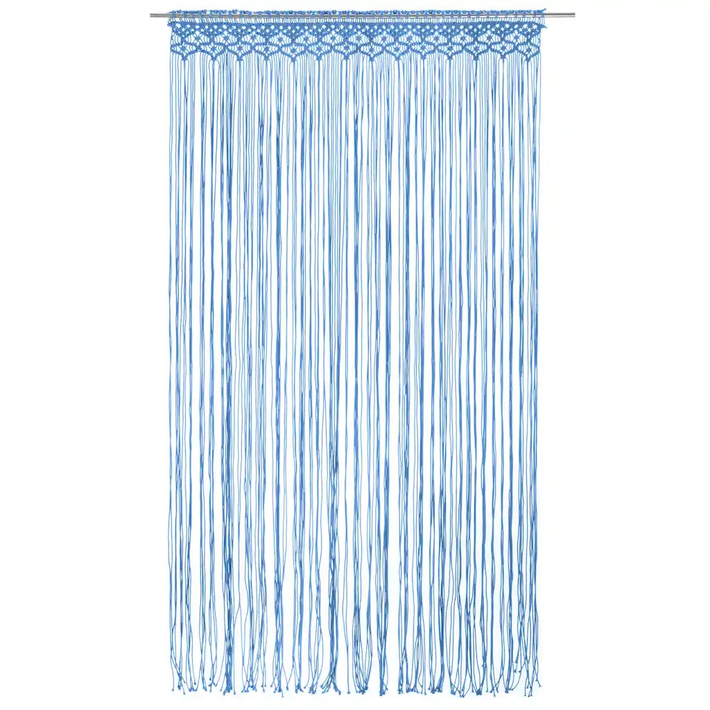 TendaMacramÃ¨ Blu 140x240 cm in Cotonecod mxl 95491