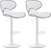 Set 2x Sgabelli LAS VEGAS V2 in similpelle bianco,bianco