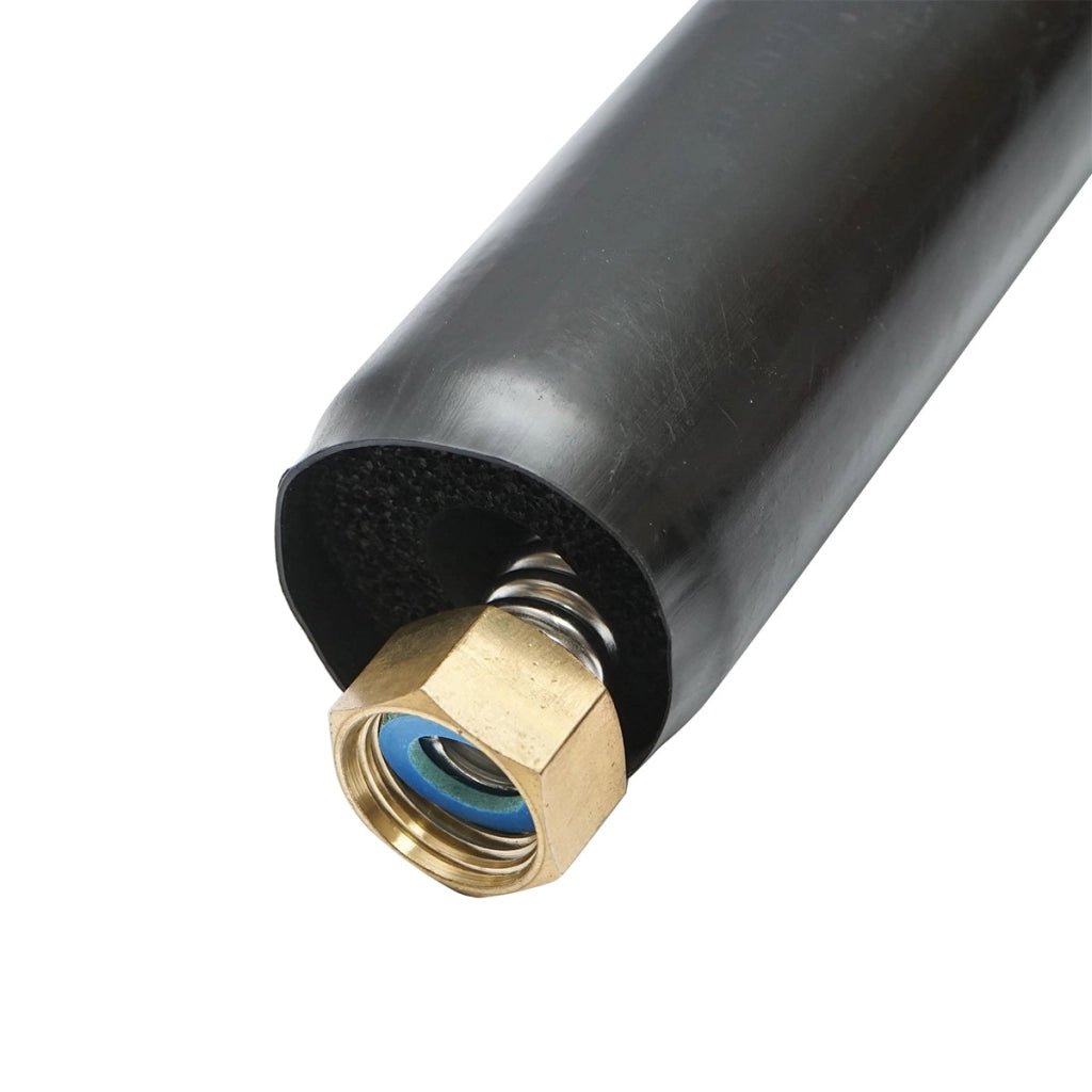 Tubo flessibile in acciaio inox da 500 mm, 1/2" con isolamento in EPDM per pannelli solari